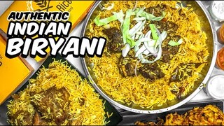 AUTHENTIC INDIAN BIRYANI - Hyderabadi Lamb and Chicken Biryani | Golden Rice Hyderabadi Biryani
