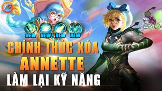 [Liên quân] Xoá Annette Chính Thức Làm Lại Kỹ năng với Chiêu Cuối Bất Tử - Nội Tại Vô Đối nhất TNG