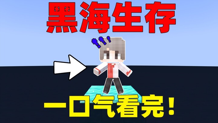 Minecraft Black Sea Survival: Watch the Series in One Sitting, Battling the Invincible Artifact Tita