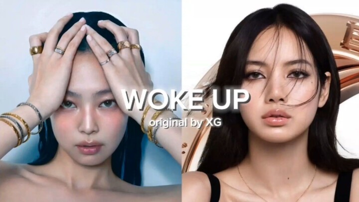 JENNIE & LISA Rap Showdown – WOKE UP by XG [AI COVER]