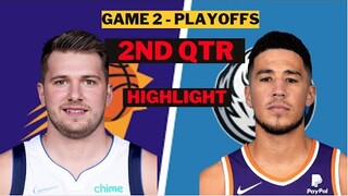 Dallas Mavericks vs Phoenix Suns 2nd Qtr Game 2 playoffs Highlights | May 4th, 2022 | NBA 2022