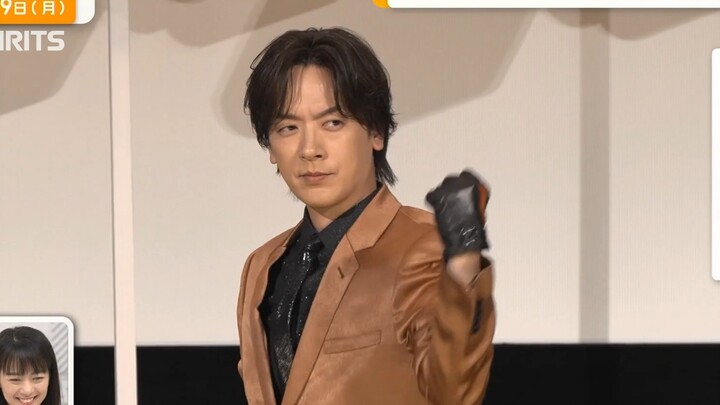 [Kamen Rider Gochard: Breaking Dawn] First day of release stage greetings DAIGO's performance secret