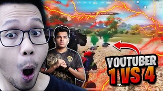 REACT YOUTUBER LUAR 1V4! TERNYATA BANYAK YANG JAGO JAGO! - PUBG MOBILE