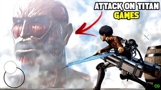 Top 10 Attack on Titan Games for Android