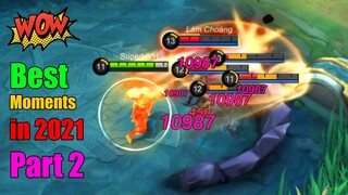 Mobile Legends BEST Moment in 2021 on SuperHVH channel Part 2