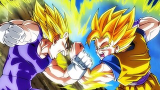 Pertarungan Goku ssj2 vs Majin Vegeta Ssj2 - Dragon ball Z buu saga part 9