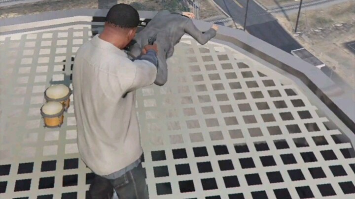WHY DID LESTER & TREVOR JUMP?! 😂💀 #GTA5 #GTAV #Trevor #Lester #GTA5Funny #GTA5Clips #GTAVClips