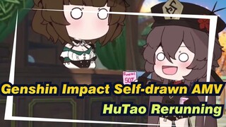 [Genshin Impact Self-drawn AMV] HuTao Rerunning / Repost From Foreign Internet