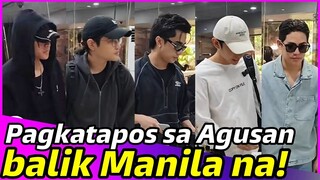 SB19 on their way back to Manila after a successful event in Agusan del Sur!