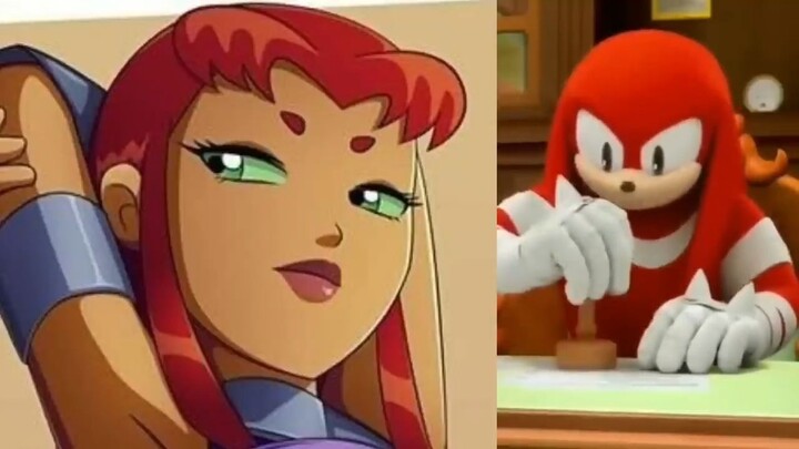 Knuckles rates Redhead cartoon crushes