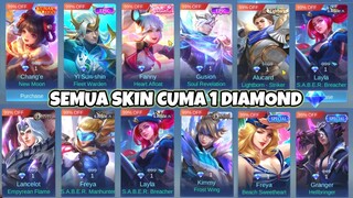 PAMER! BORONG SEMUA SKIN CUMA 1 DIAMOND, BEBAS PILIH MAU APA AJA, GUE JADI SULTAN MOBILE LEGENDS