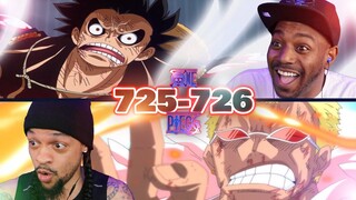 Luffy Gear 4!!! Bounce Man 😤 One Piece Reaction - Episodes 725 & 726