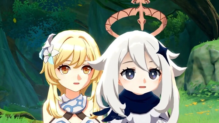 [Genshin Impact Animation] The Traveler and Paimon come to Xumi for the first time