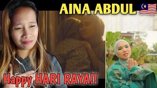 AINA ABDUL - GEMA RAYA ( Music Video) || Reaction