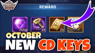All NEW & Working CD KEYS October! | Mobile Legends Adventure Redeem CODES 2021