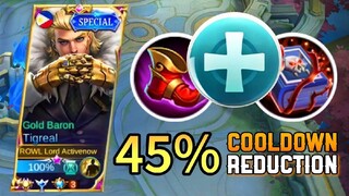 HOW ANNOYING TIGREAL GOT 45% COOL DOWN REDUCTION l MLBB