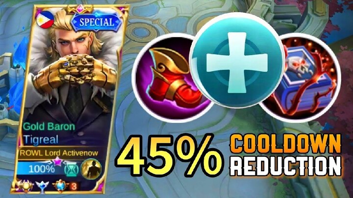 HOW ANNOYING TIGREAL GOT 45% COOL DOWN REDUCTION l MLBB