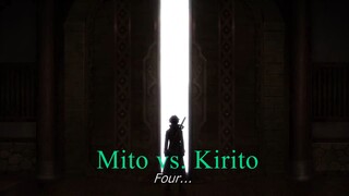 Sword Art Online Progressive Aria of a Starless Night 2021 pt.1 Mito vs. Kirito