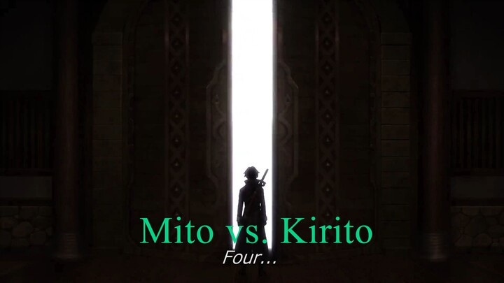 Sword Art Online Progressive Aria of a Starless Night 2021 pt.1 Mito vs. Kirito