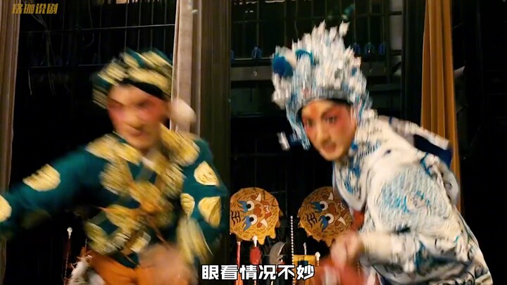 Martial artists compete; the loser breaks their spear in surrender and never steps onto the stage ag