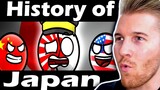 History of Japan Explained by COUNTRYBALLS... (Stateballs Reaction)