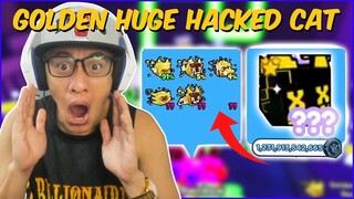 'GOLDEN HUGE HACKED CAT' pala ang nakukuha sa 27b HACHING EGG! ROBLOX PET SIMULATOR X