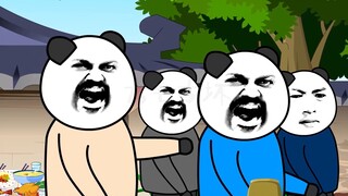 [Animasi Patung Pasir] Hari ini adalah hari ulang tahun ayah saya, saya mencium bau aneh saat minum.