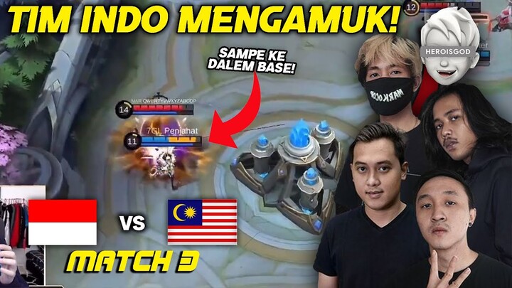 INDONESIA MENGAMUK!! Malaysia Ga Dikasih Nafas Sama Sekali! - Indonesia VS Malaysia Match 3