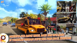 #7 Akhirnya Mobil Baru Buss Sekolah Dan Kota Baru, Saatnya Bapak Menjadi Supir Para Bocil Kematian