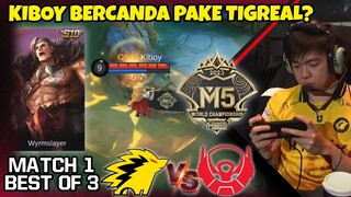 PERDANA PEFORMA ONIC DI M5!! KIBOY PAKE TIGREAL?? INI BERCANDA APA GIMANA!! MATCH 1 ONIC VS BTR #M5