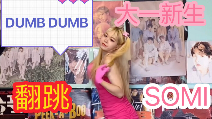 [Sakura Kuu] Somi - DUMB DUMB cover dance: Freshman's last day before school starts, blonde version
