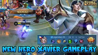 New Hero Xavier Maniac Gameplay - Mobile Legends Bang Bang