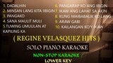 REGINE VELASQUEZ ALL TIME HITS ( LOWER KEY ) NON-STOP KARAOKE ( COVER_CY )