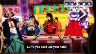 How luffy us a katana and a gun