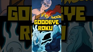 Aang Says Goodbye to Avatar Roku One Last Time | Avatar The Last Airbender #avatar #comics #shorts
