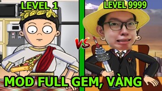 Thần Zeu Tối Cao Thi Ăn Pizza - Food Fighter Clicker Mod Full Gem - Top Gam - Thành EJ