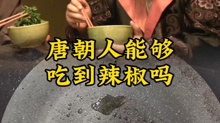 Could people in the Tang Dynasty eat chili peppers?