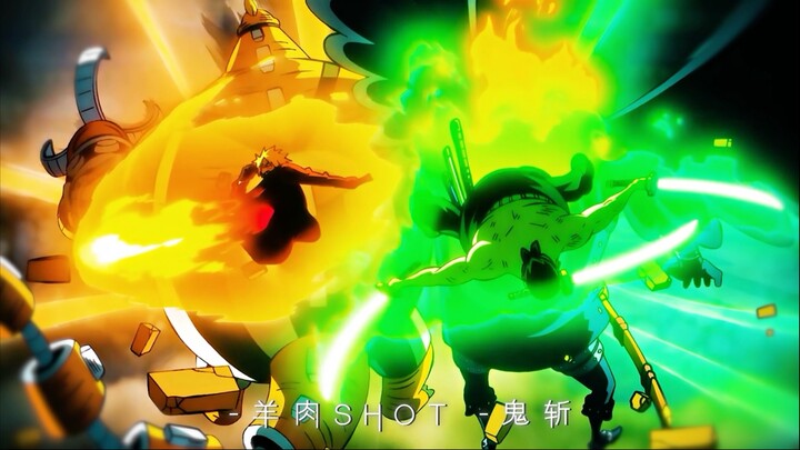 “It’s time for the main character to make their entrance” #One Piece #Zoro #Sanji