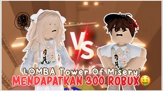 KALAU BERHASIL MENANG RACE DAPAT 300 ROBUX !??? 🤑🫵🏻 Tower Of Misery! | Roblox Indonesia 🇮🇩 |