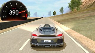 Koenigsegg Gemera, 0-390km/h on Santorini Driving School Sim