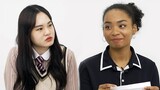 Korean teen meets half-Korean teens for the first time
