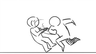 [บันทึกการวาดภาพแอนิเมชั่นต้นฉบับ] ชกฉัน!