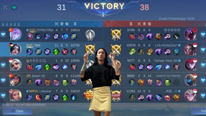 ketika tim lu pake mage 4 eh malah menang