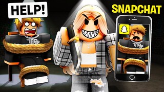 CREEPY GIRL Kidnapped Me on ROBLOX SNAPCHAT..