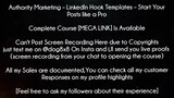 Authority Marketing Course LinkedIn Hook Templates - Start Your Posts like a Pro download