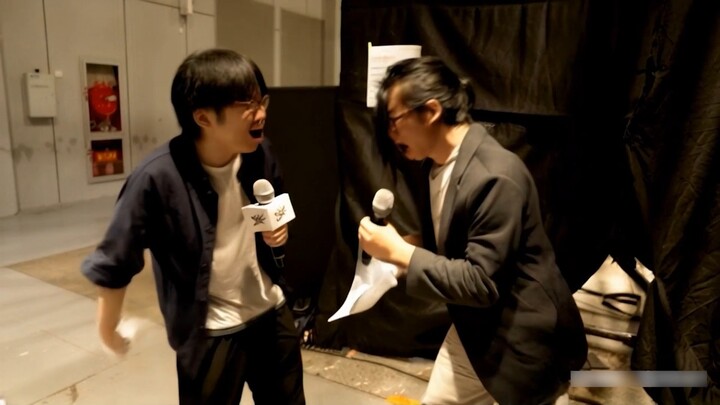 [AI] Zc and Han Ge suddenly got into a fight before going on stage to host