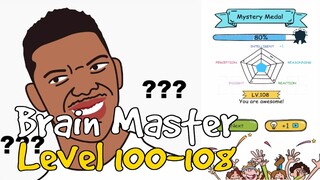 Brain Master Level 100 101 102 103 104 105 106 107 108 Answers Walkthrough
