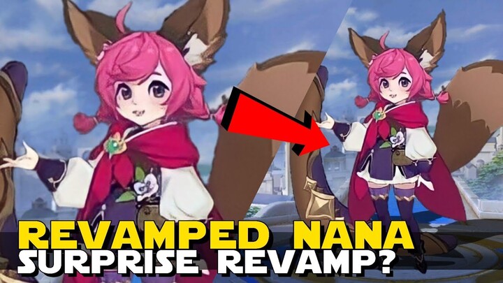 REVAMPED NANA! NANA IS GETTING A REVAMP? | NEW DESIGN FOR NANA'S REVAMP! | MOBILE LEGENDS NEWS!