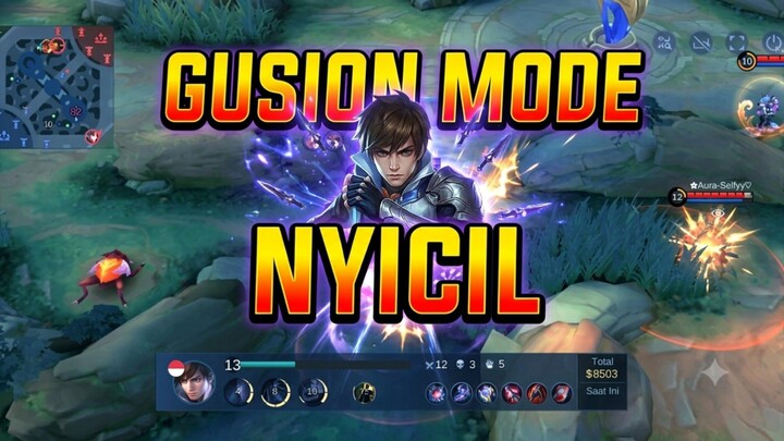 MUSUH HERO TEBEL, GUSION MODE NYICIL..
