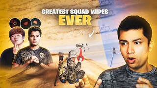 ROLEX REACTS to BEST SQUAD WIPES IN PUBG MOBILE